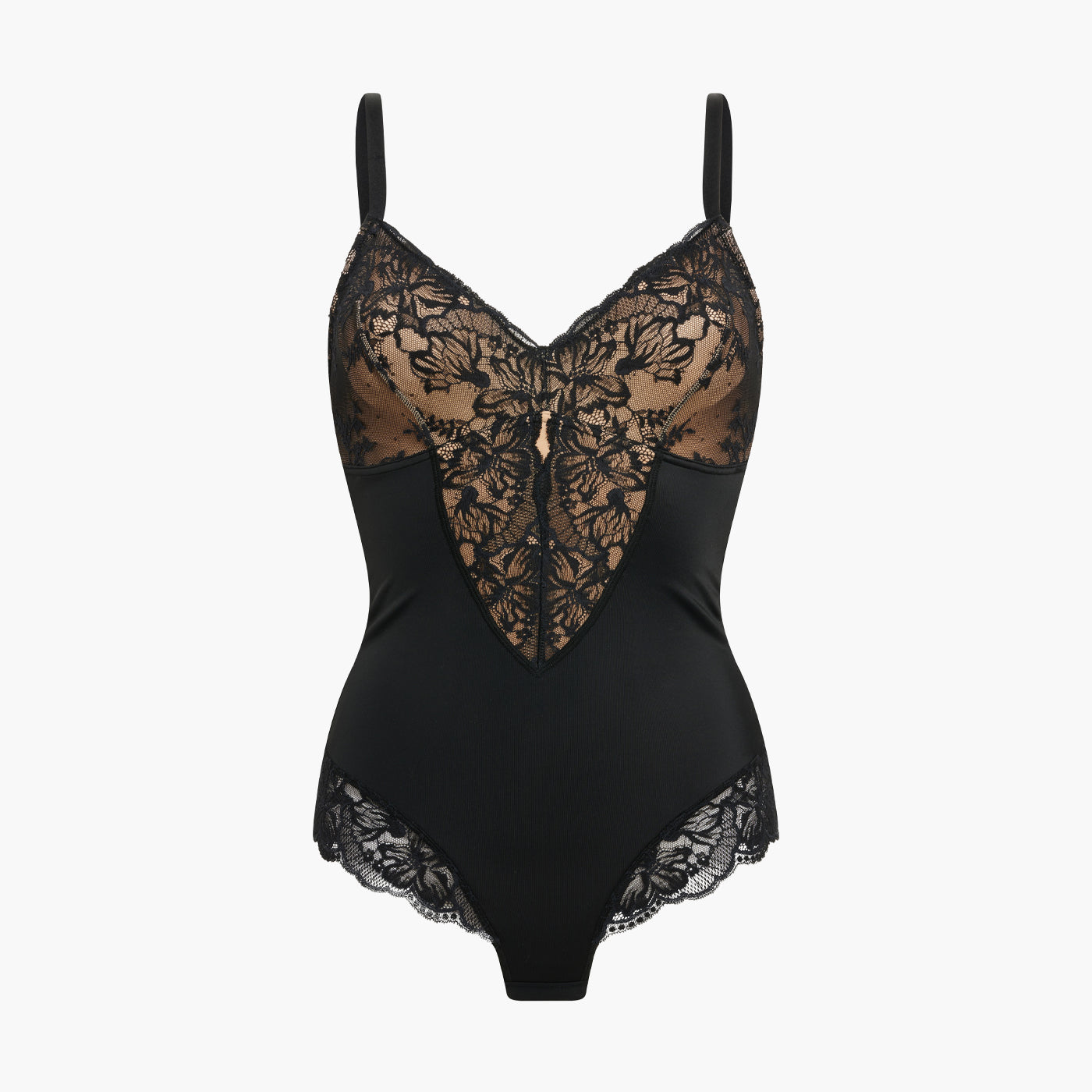 Sculpting Lace Shapewear Bodysuit mit Slip - Secret Sale