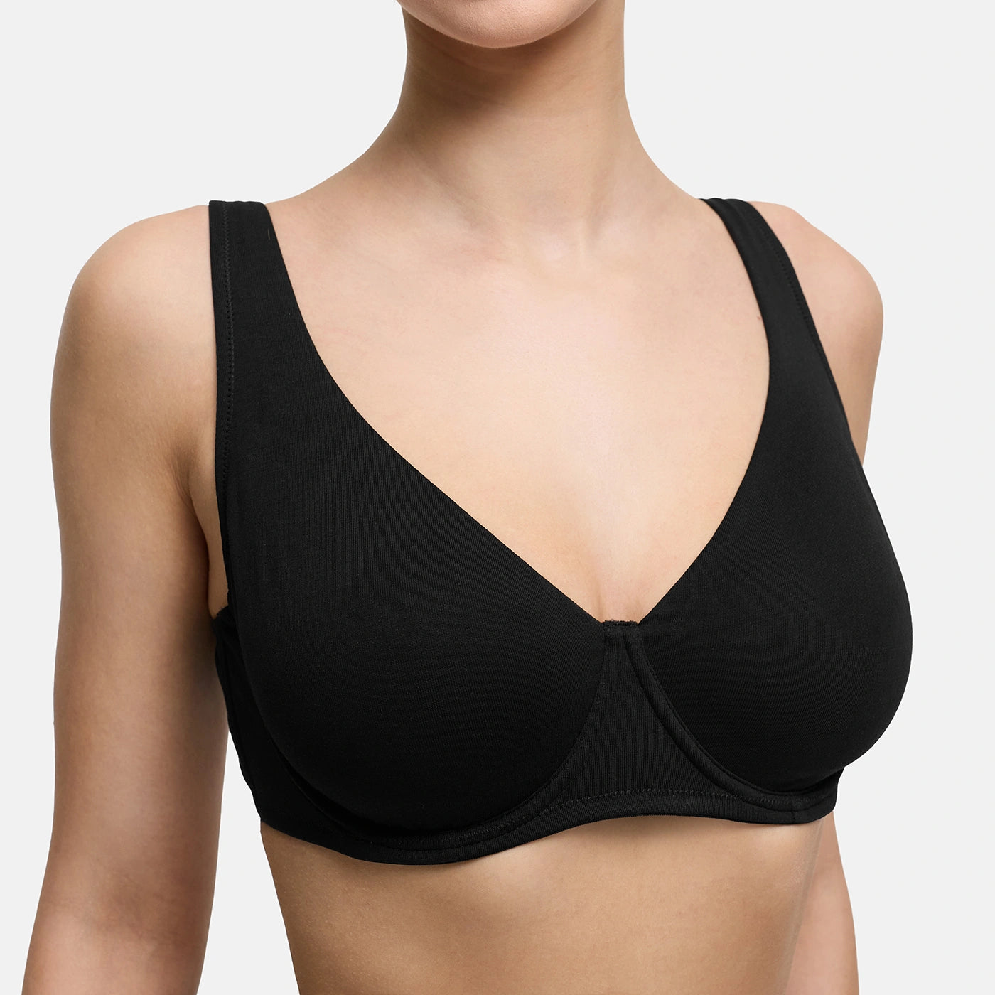 Soutien-gorge à armatures en coton sans rembourrage