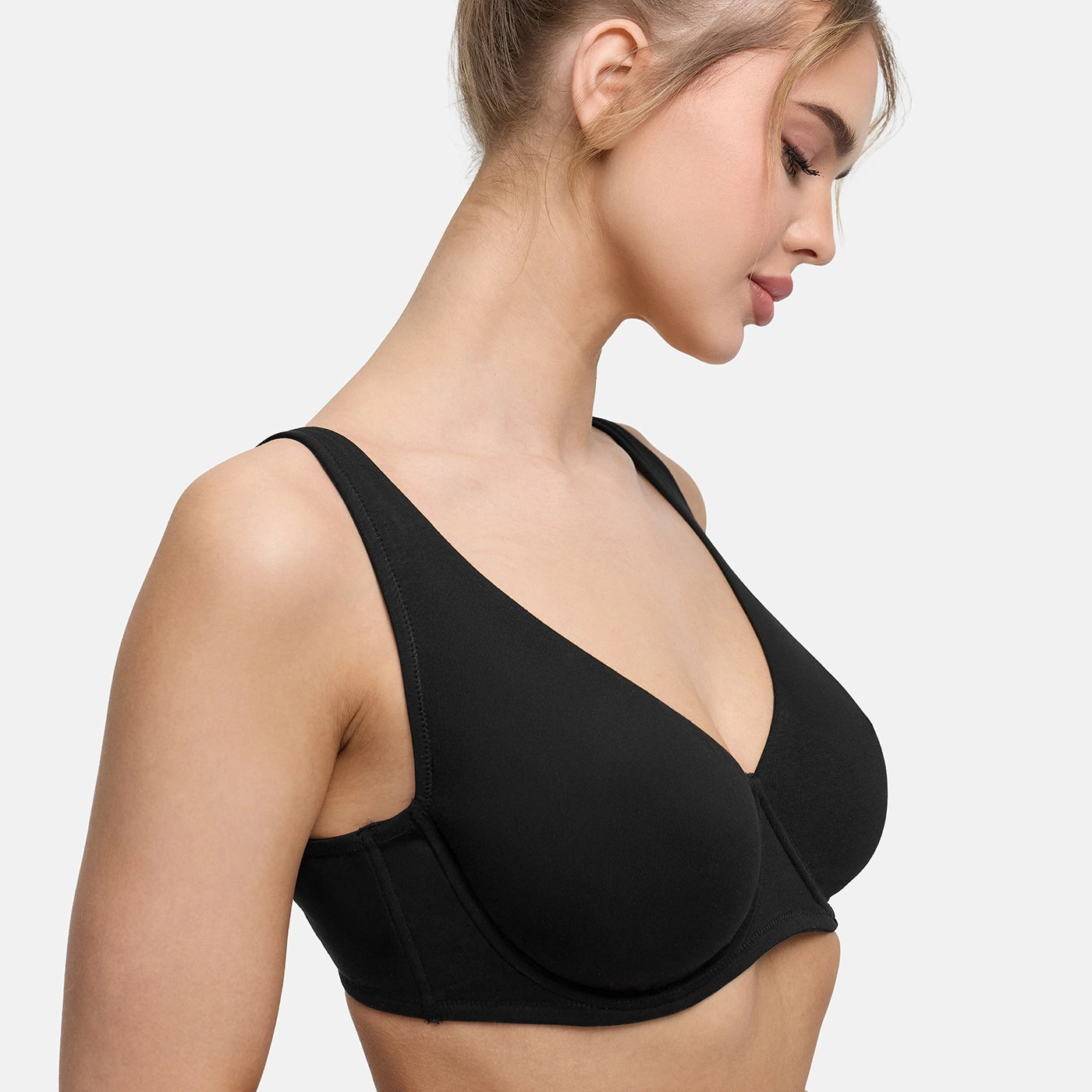 Soutien-gorge à armatures en coton sans rembourrage