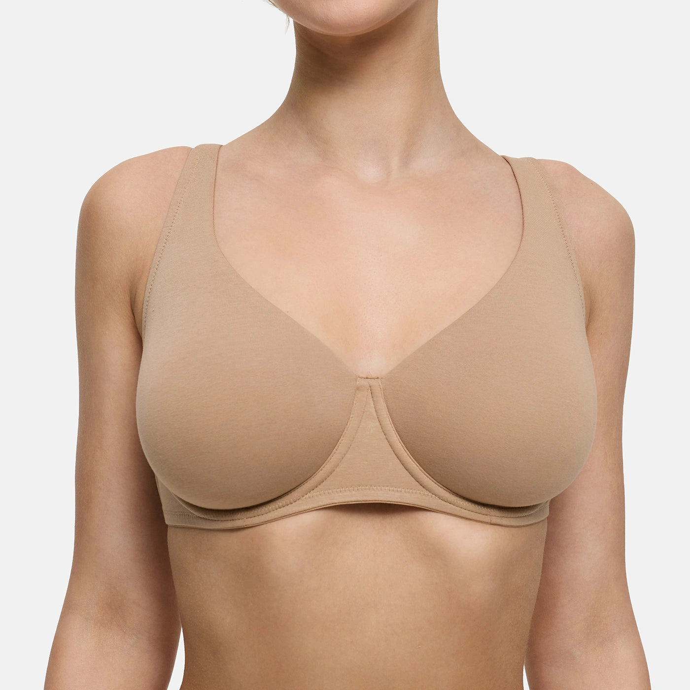 Soutien-gorge à armatures en coton sans rembourrage