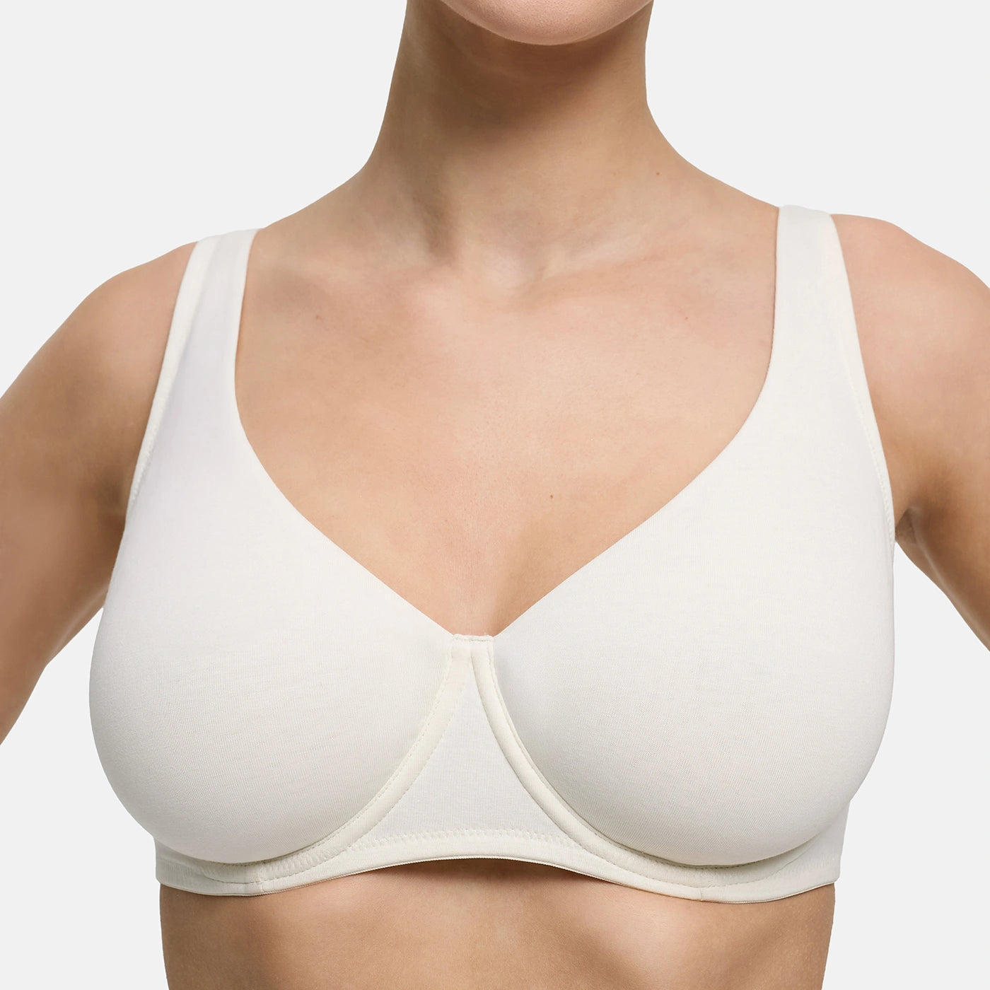 Soutien-gorge à armatures en coton sans rembourrage