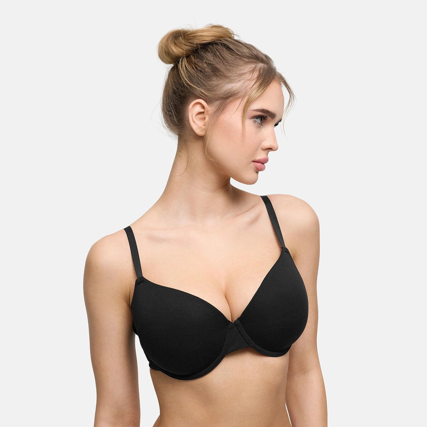 Baumwoll-T-Shirt Bügel-BH