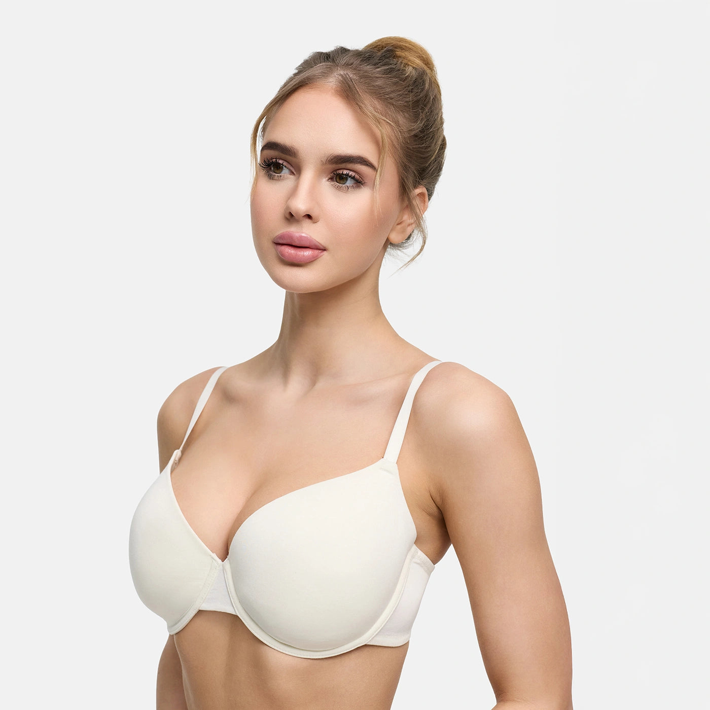 Baumwoll-T-Shirt Bügel-BH