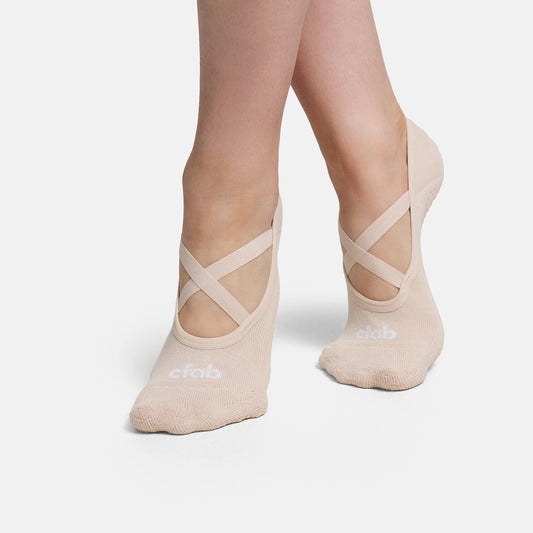 Contour Pilates-sokken met logo