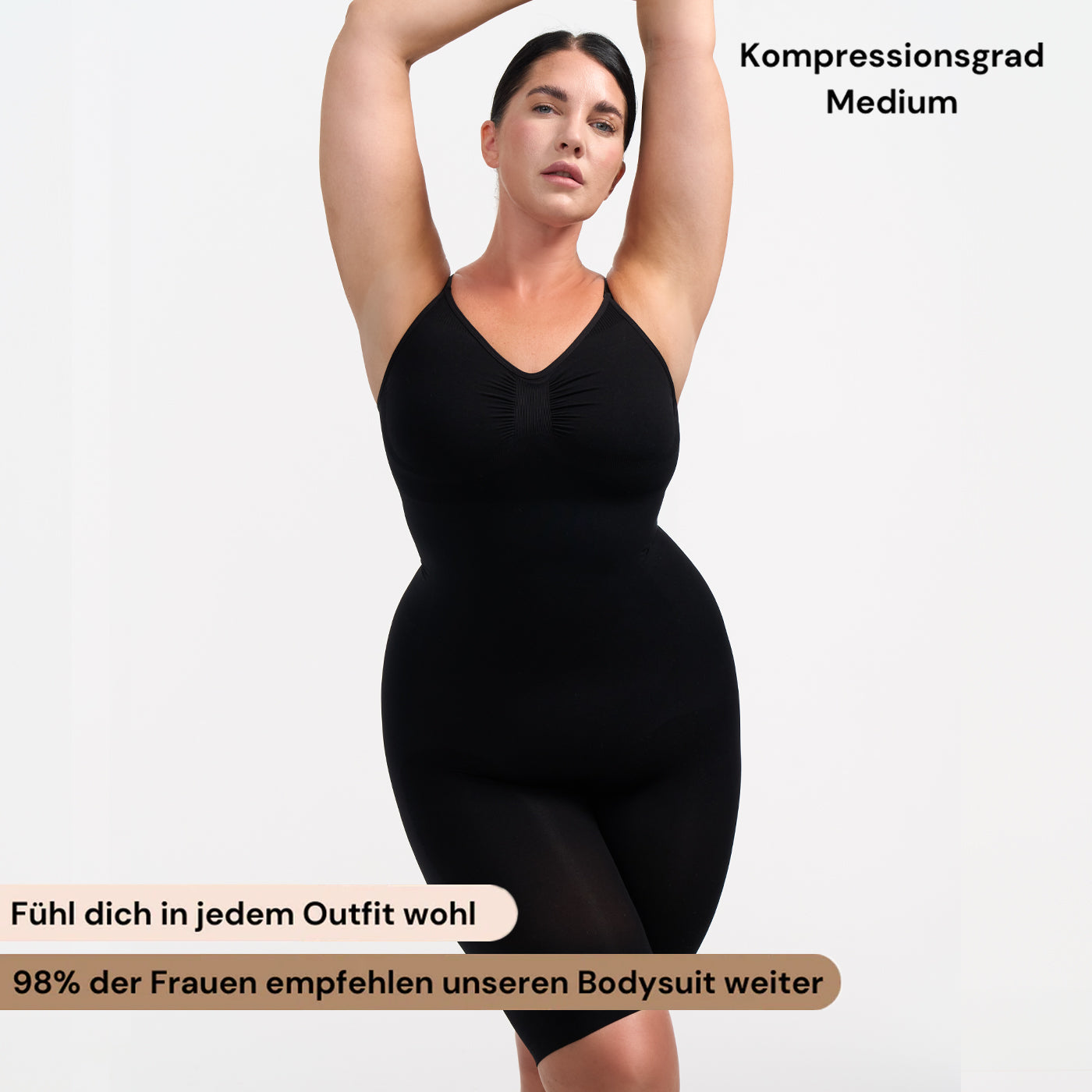 Bodysuit Sculpting Shapewear mit Shorts