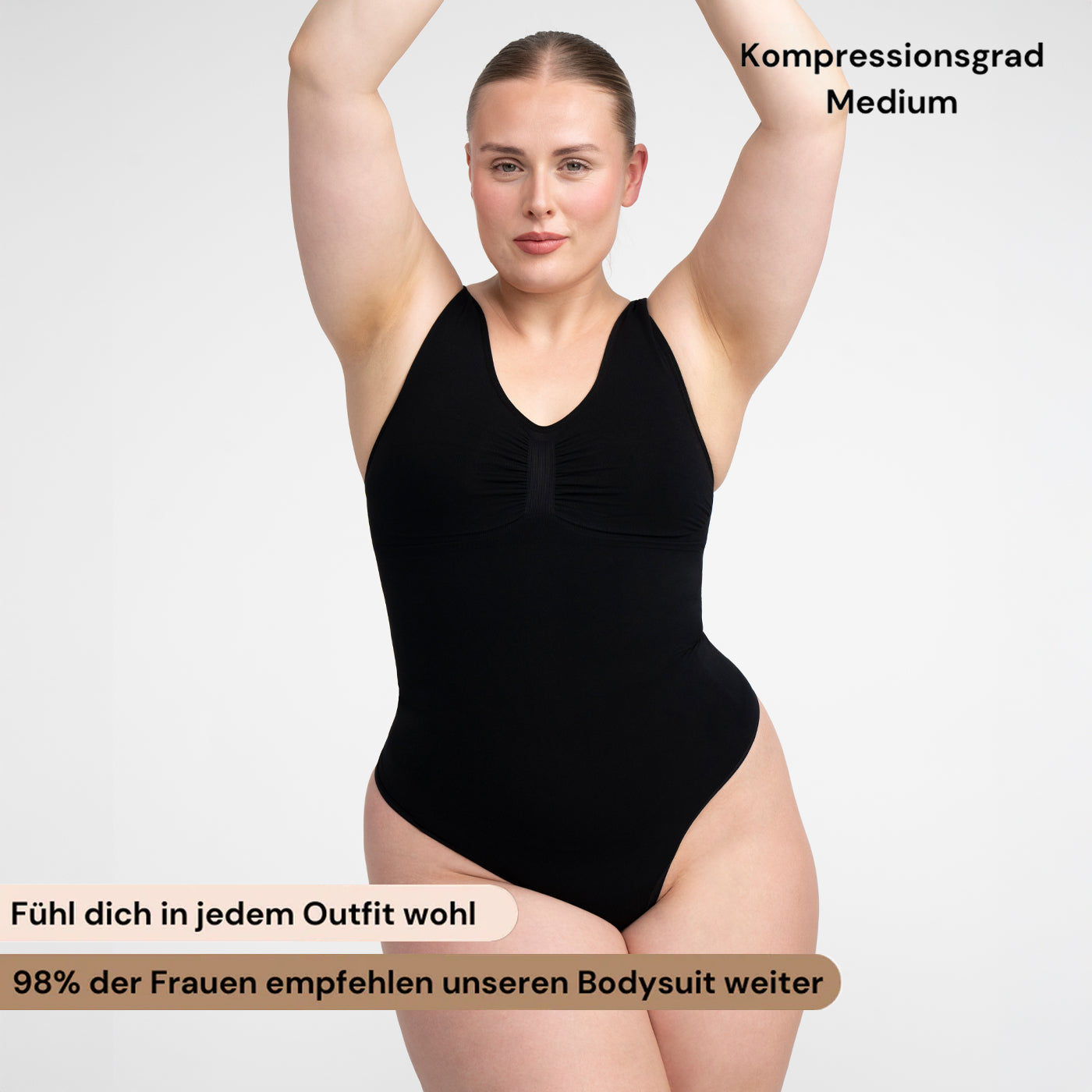 Comfort Tank Bodysuit Sculpting Shapewear mit String - Secret Sales