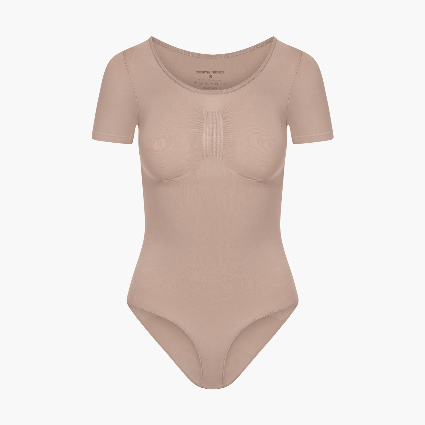 Body reductor moldeador estilo camiseta con corte slip