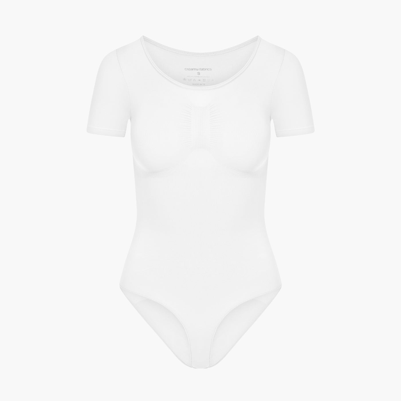 Body reductor moldeador estilo camiseta con corte slip