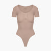 Body sculptant T-shirt avec string