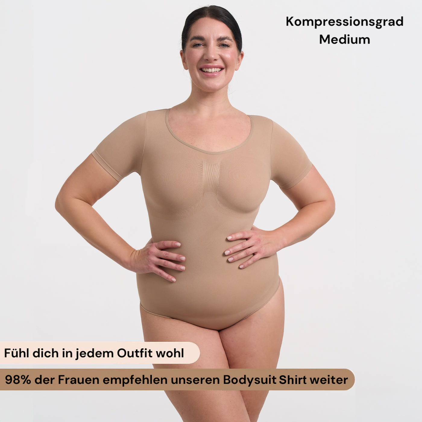 Das Model ist 1,77m groß und trägt Größe 2XL