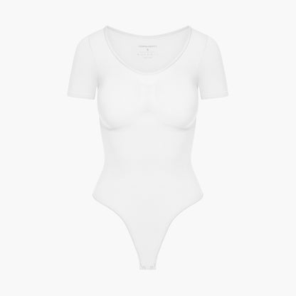 Body reductor moldeador estilo camiseta con tanga