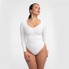 Bodysuit Sculpting Shapewear Uzun Kollu ve Slip - Orta Şekillendirici