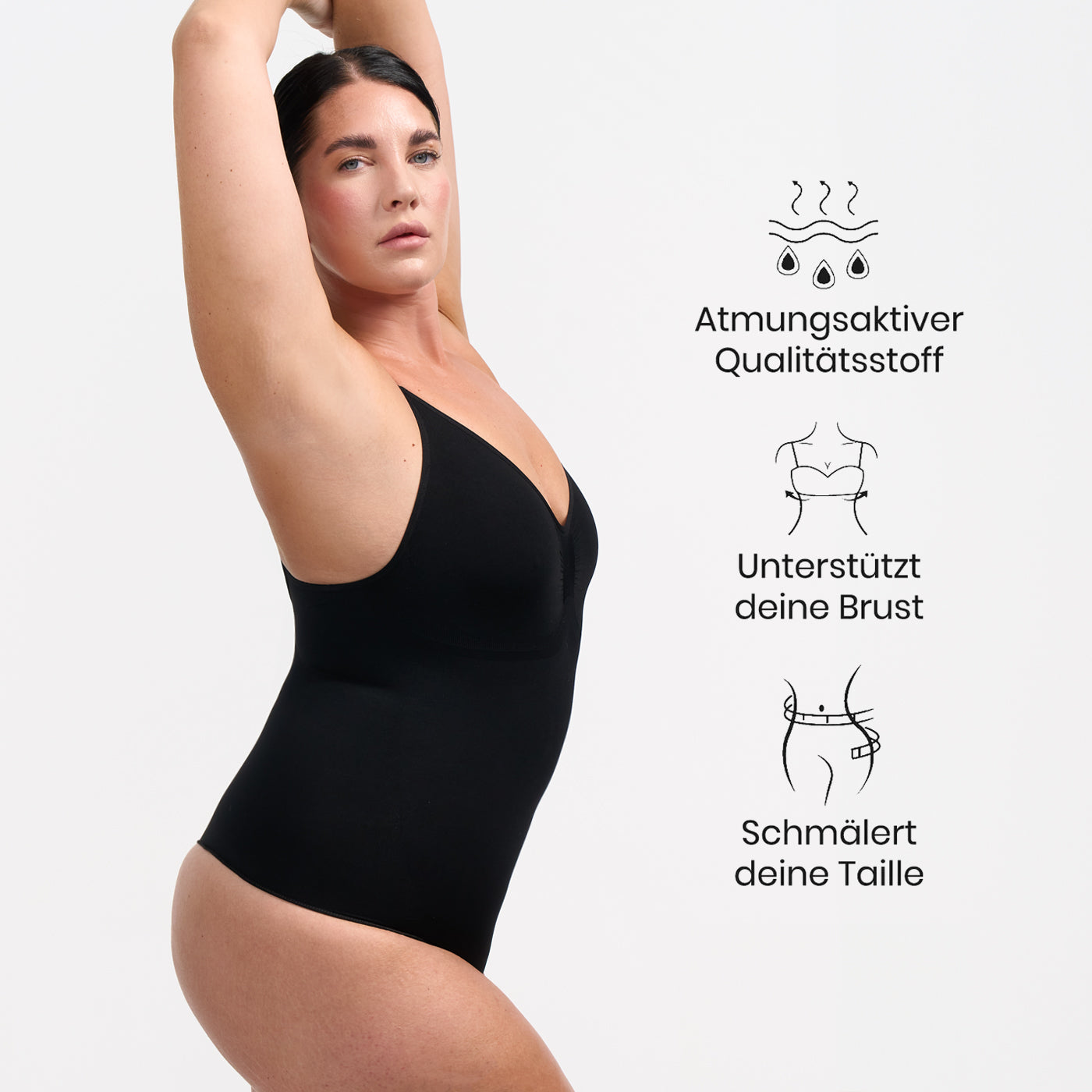 Bodysuit Sculpting Shapewear mit String