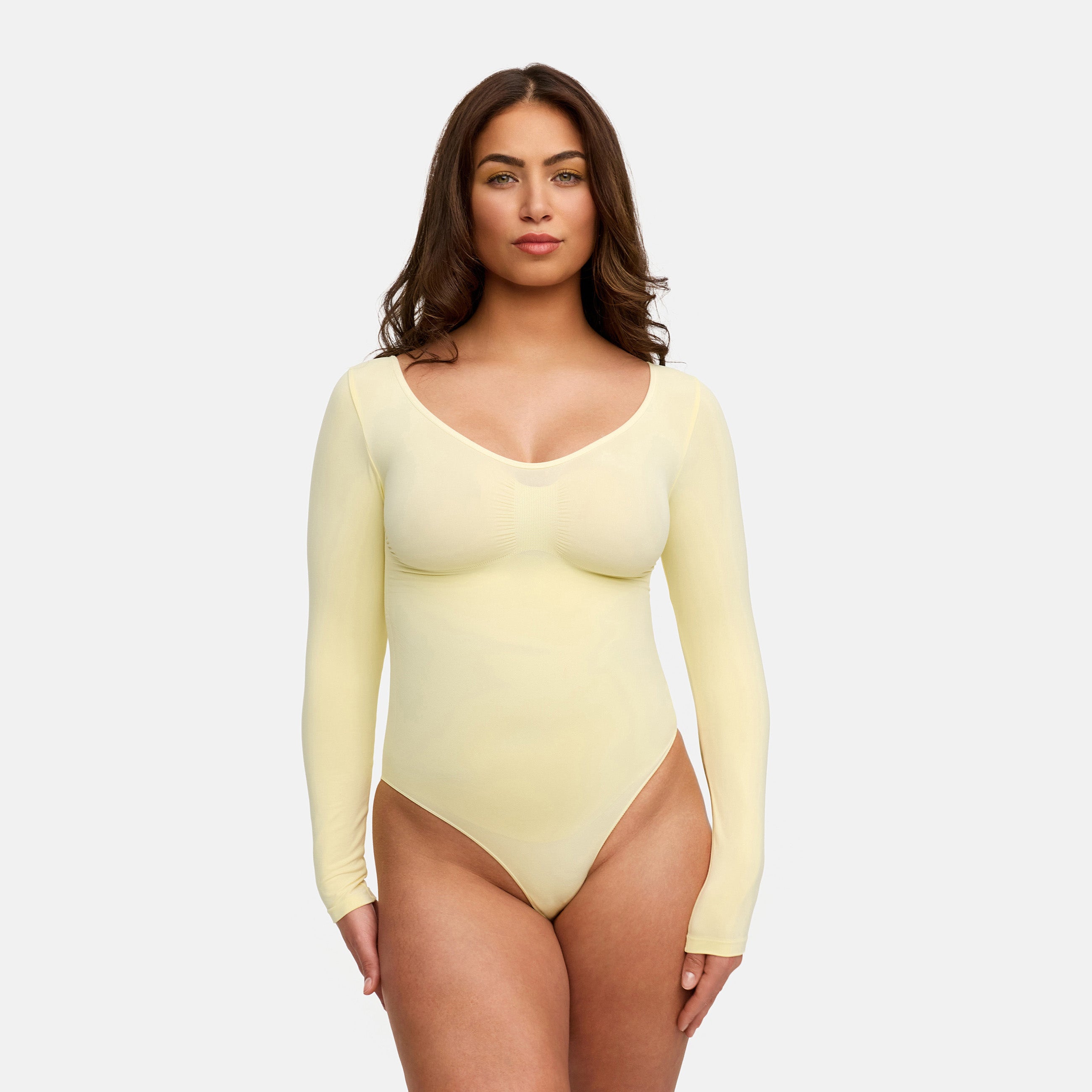 Bodysuit Sculpting Shapewear Longsleeve mit Slip