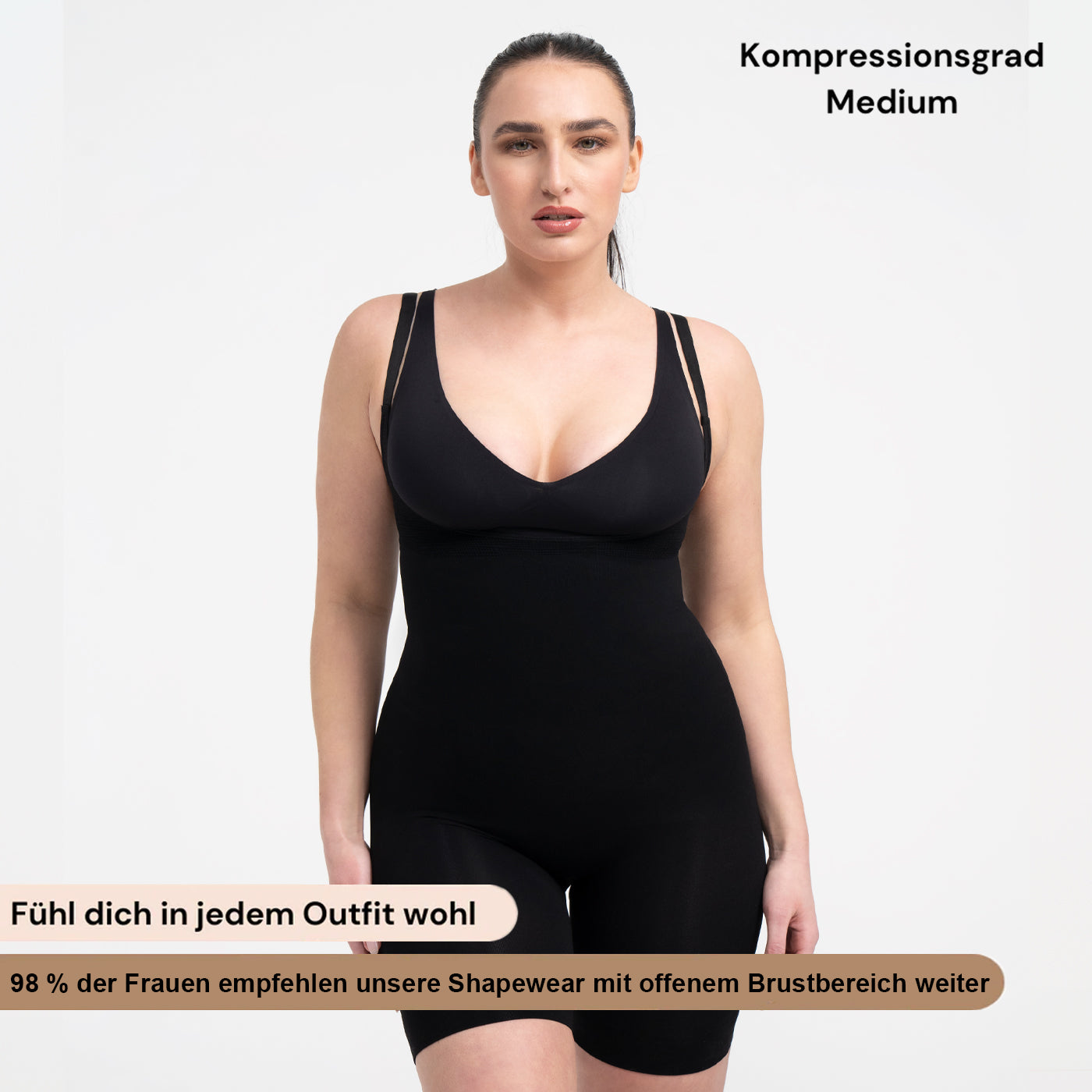 Bodysuit Sculpting Shapewear mit offener Brust