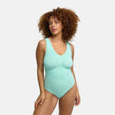 Tank Bodysuit Sculpting Shapewear mit Slip