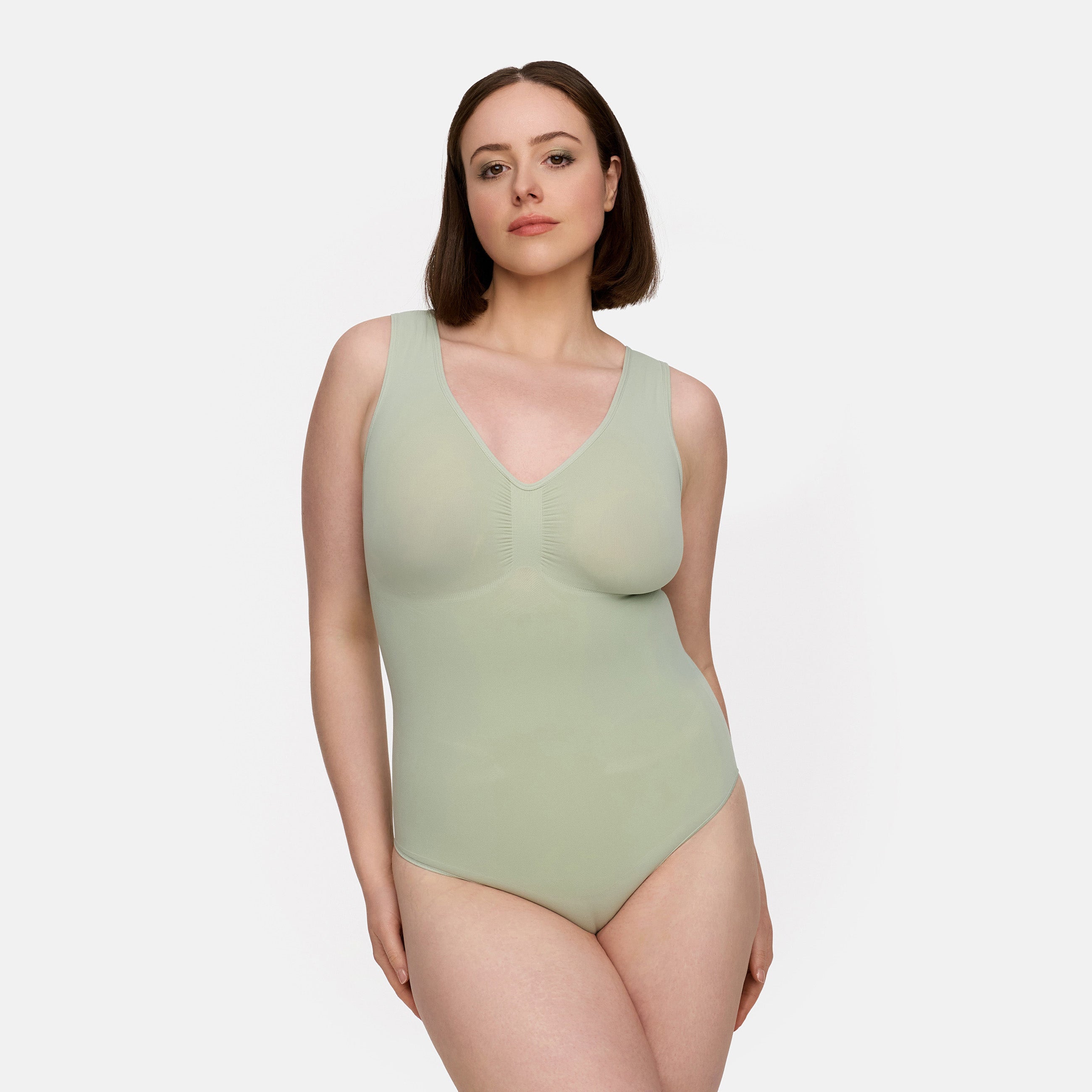 Tank Bodysuit Sculpting Shapewear mit Slip