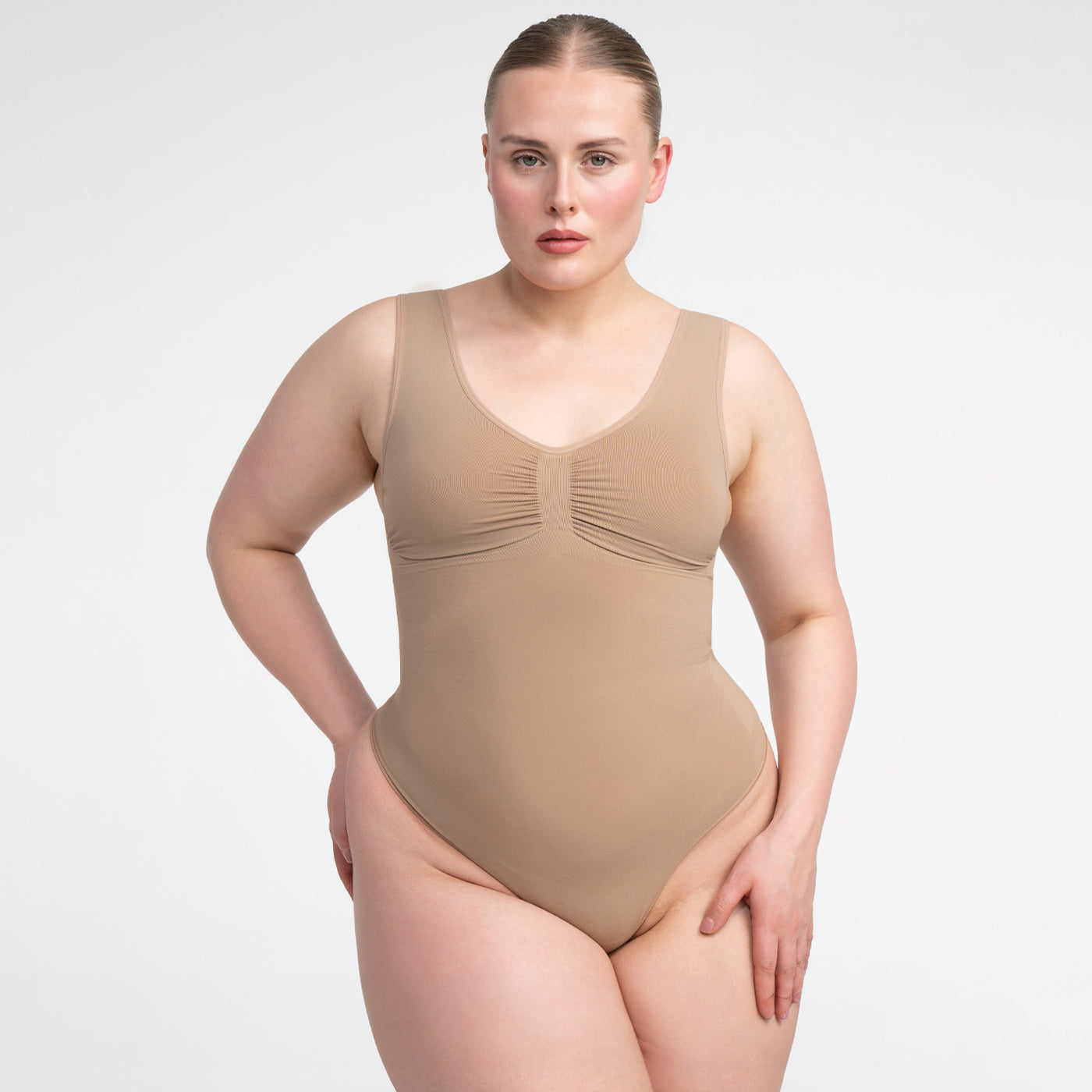 Tank Bodysuit Sculpting Shapewear mit Slip