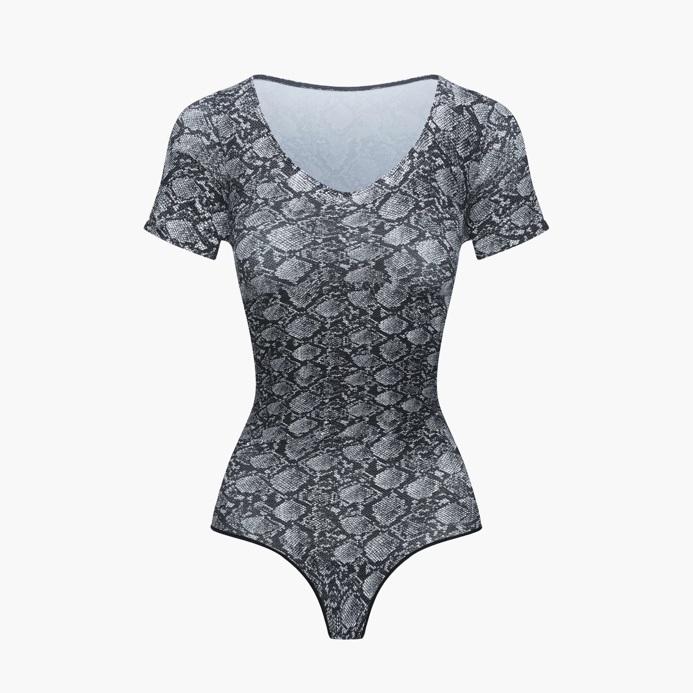 T-Shirt Bodysuit Sculpting Shapewear mit String - Flash Sale