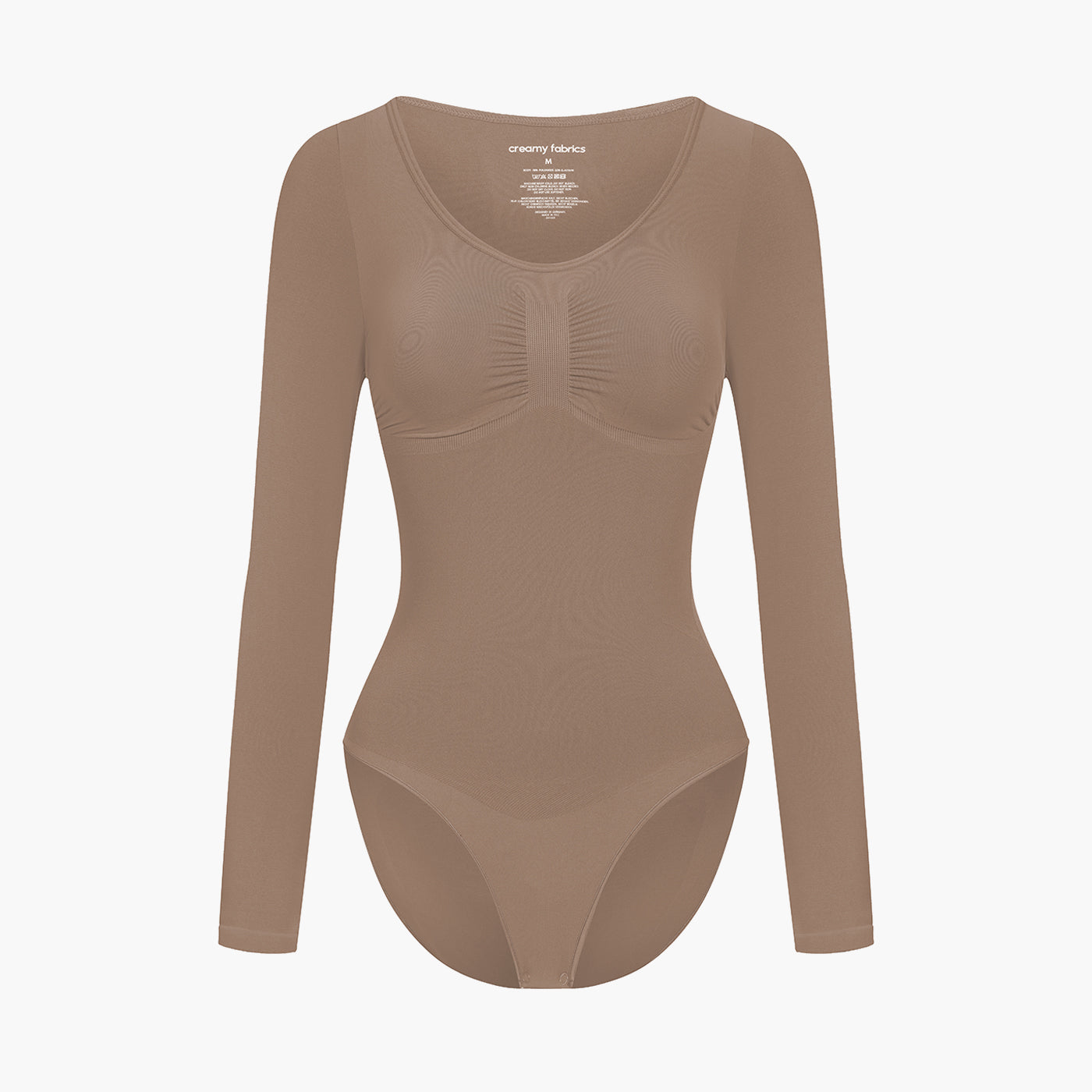 Slip Detaylı Şekillendirici Uzun Kollu Body Shapewear