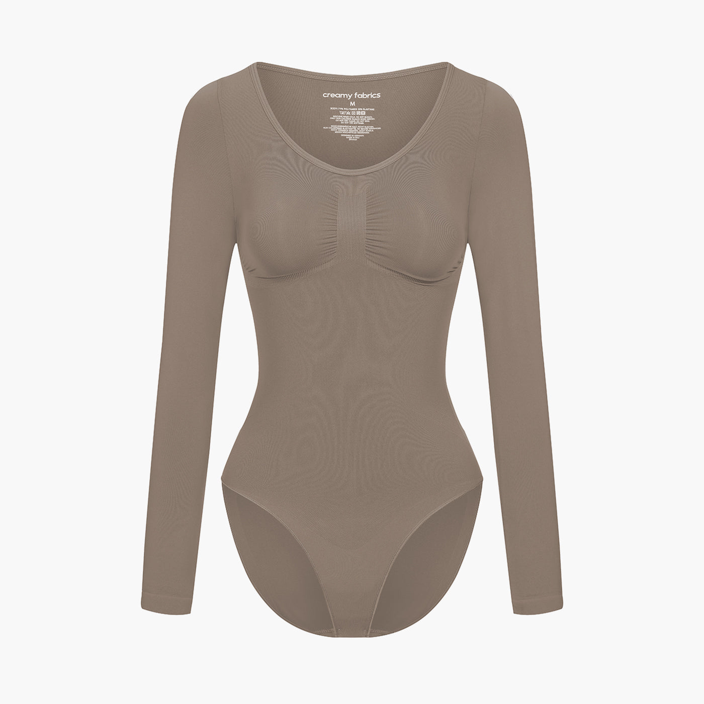 Slip Detaylı Şekillendirici Uzun Kollu Body Shapewear