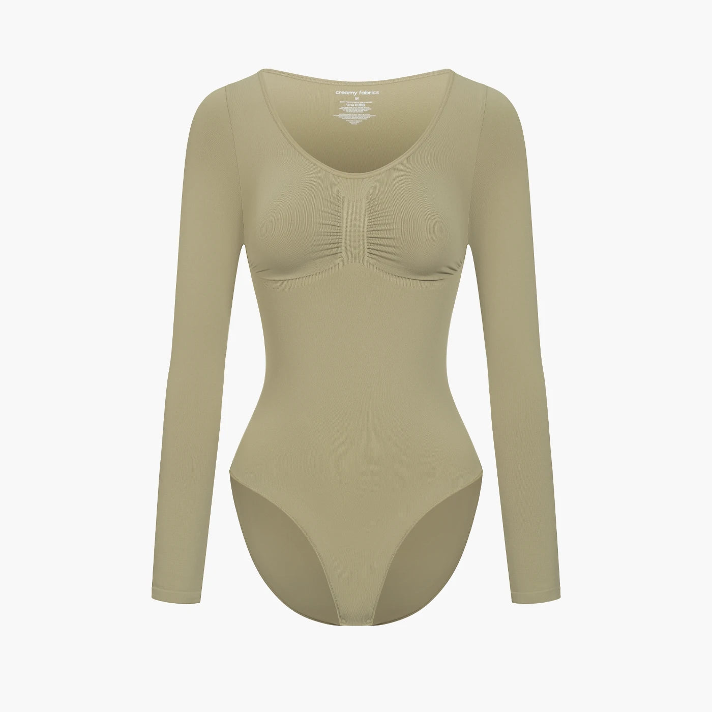 Slip Detaylı Şekillendirici Uzun Kollu Body Shapewear