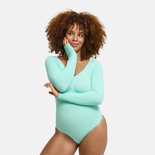 Body sculptant gainant à manches longues avec culotte