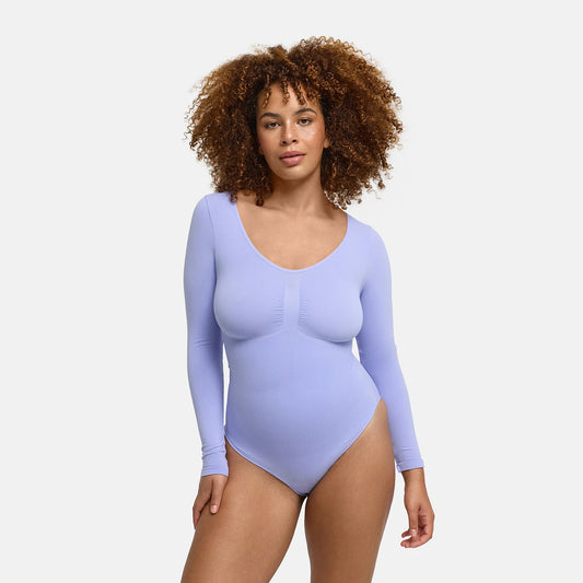 Body sculptant gainant à manches longues avec culotte