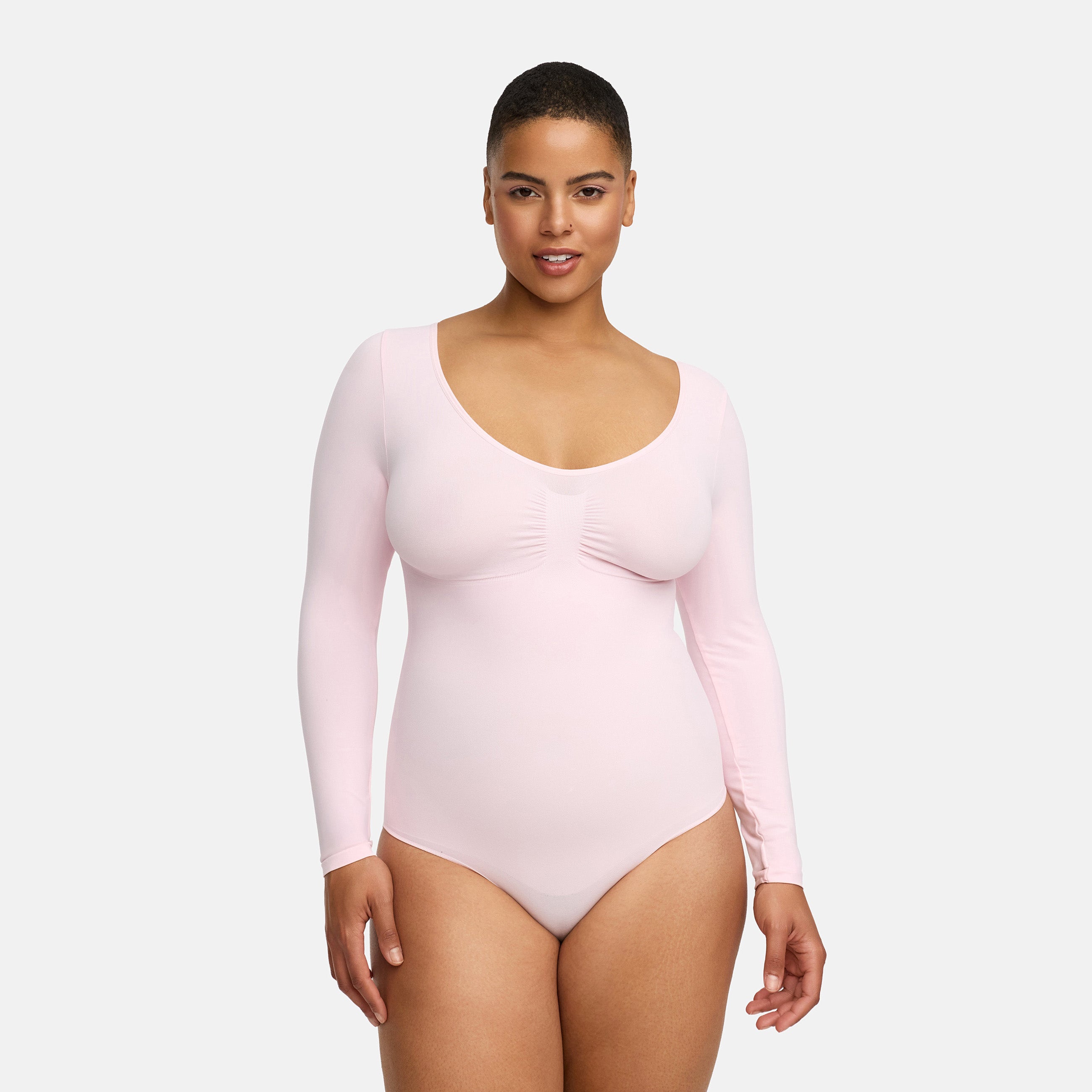 Bodysuit Sculpting Shapewear Longsleeve mit Slip