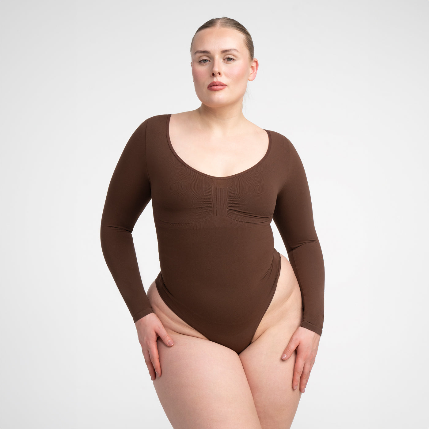 Bodysuit Sculpting Shapewear Longsleeve mit Slip