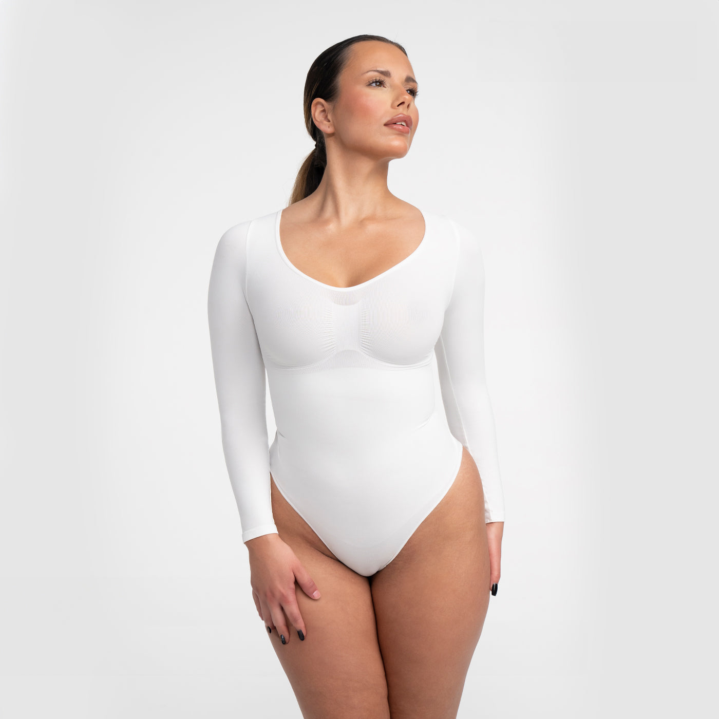 Bodysuit Sculpting Shapewear Longsleeve mit Slip