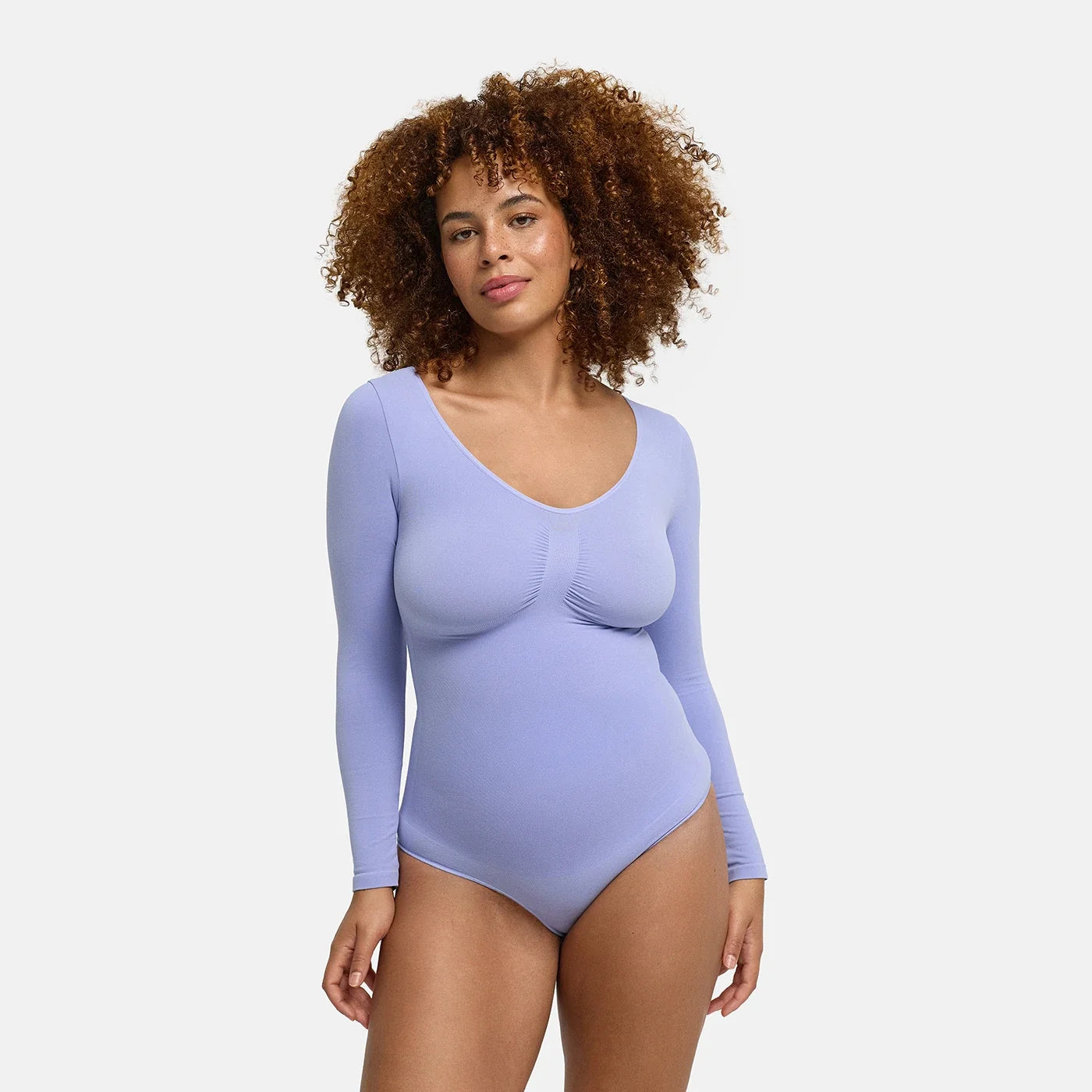 Bodysuit Sculpting Shapewear Longsleeve mit String - Flash Sale