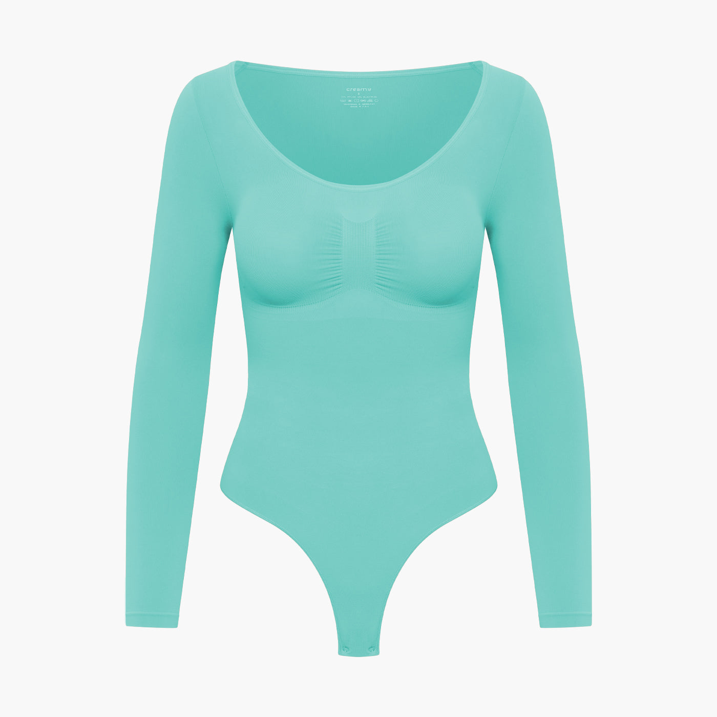 Bodysuit beeldhouwen shapewear longsleeve met snaar