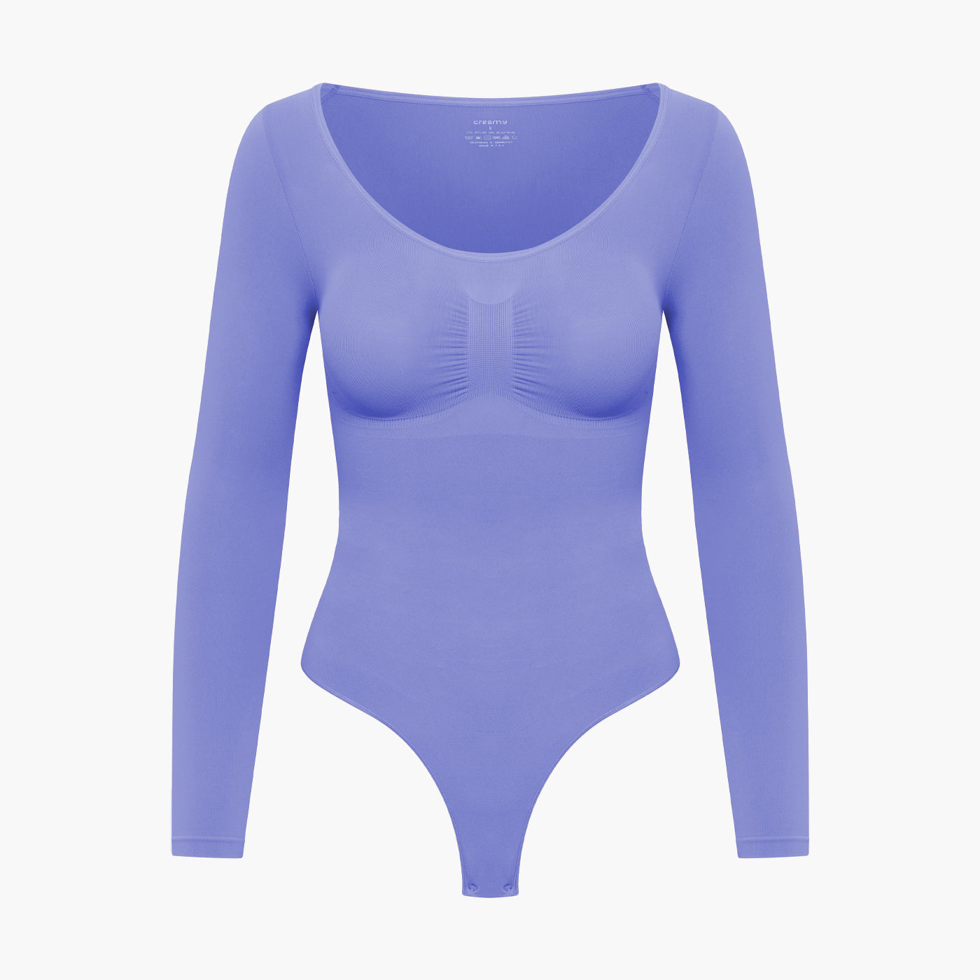 Bodysuit beeldhouwen shapewear longsleeve met snaar