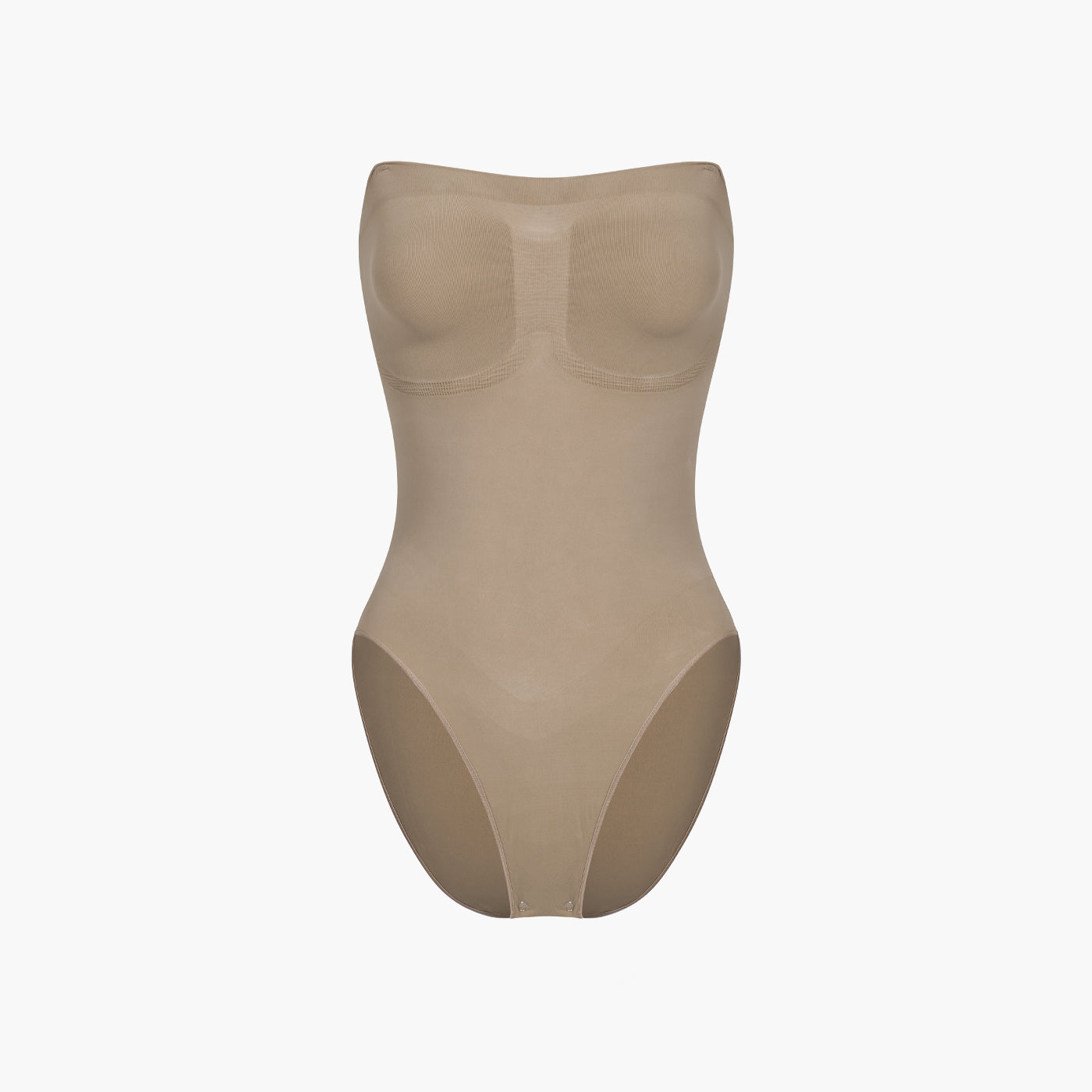 Trägerloser Bodysuit Sculpting Shapewear mit Slip