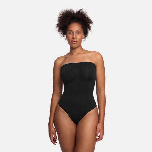 Body modellante senza spalline con perizoma
