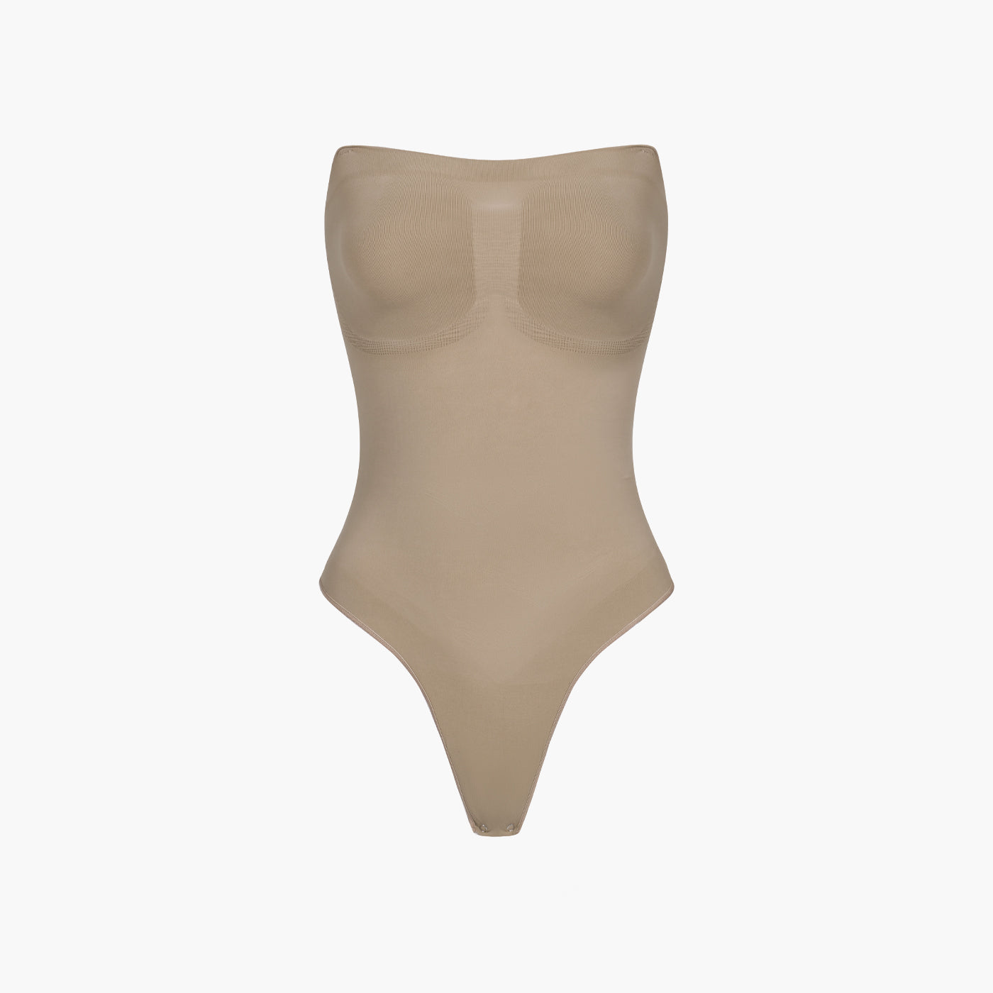 Body sculptant sans bretelles avec string