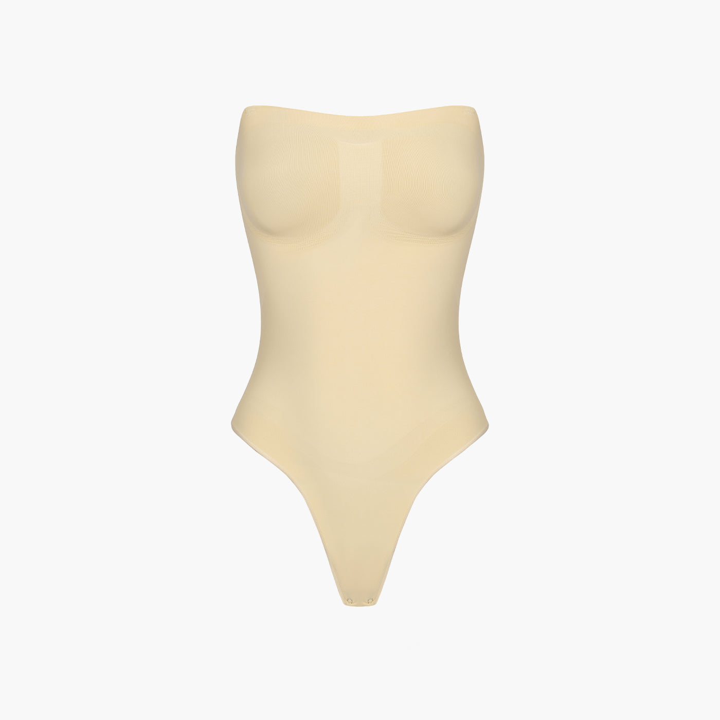 Body sculptant sans bretelles avec string