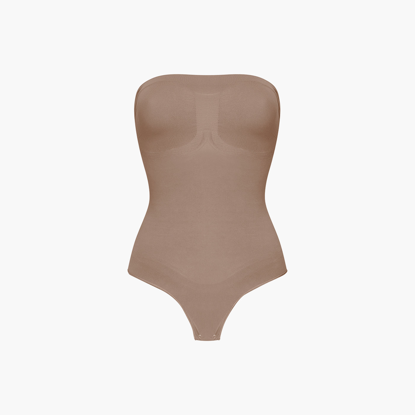 Body sculptant sans bretelles avec string