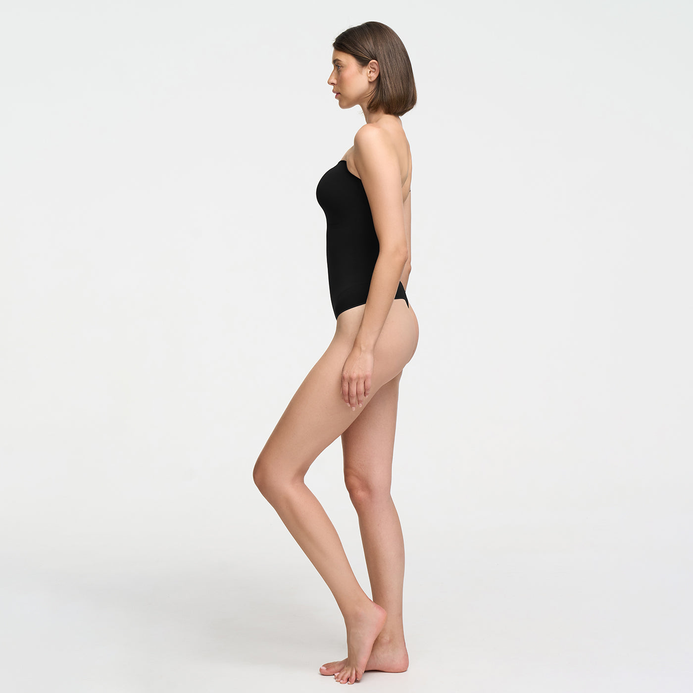 Trägerloser Bodysuit Sculpting Shapewear mit String