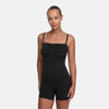 Body sculptant sans bretelles avec short