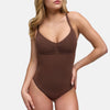 Bodysuit Sculpting Shapewear with Built-In Wireless Bra and Slip