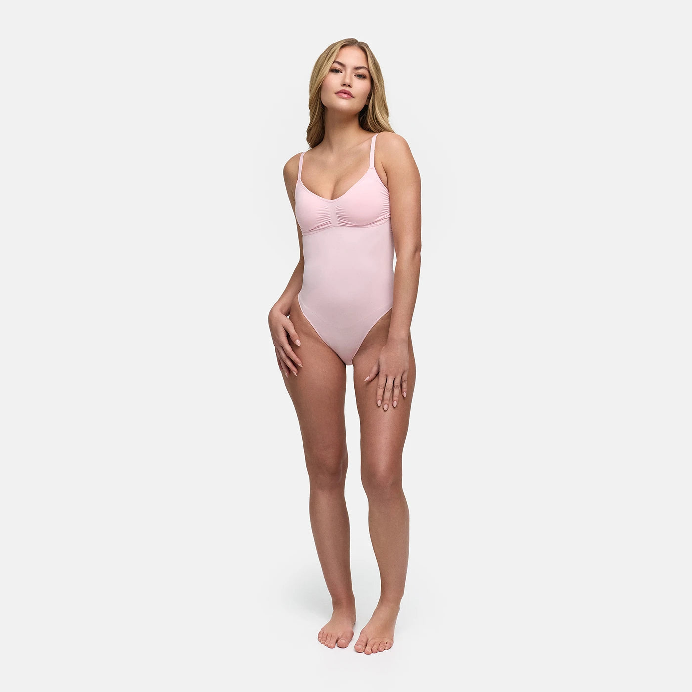 Bodysuit Sculpting Shapewear met Built-In Wireless Bra en Slip