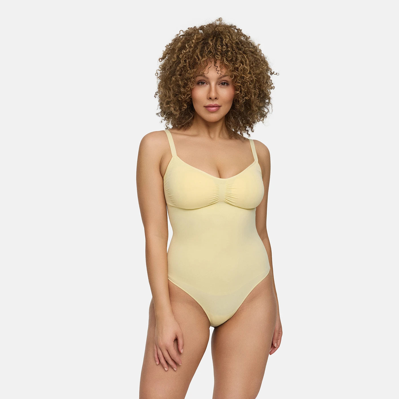 Bodysuit Sculpting Shapewear met Built-In Wireless Bra en Slip