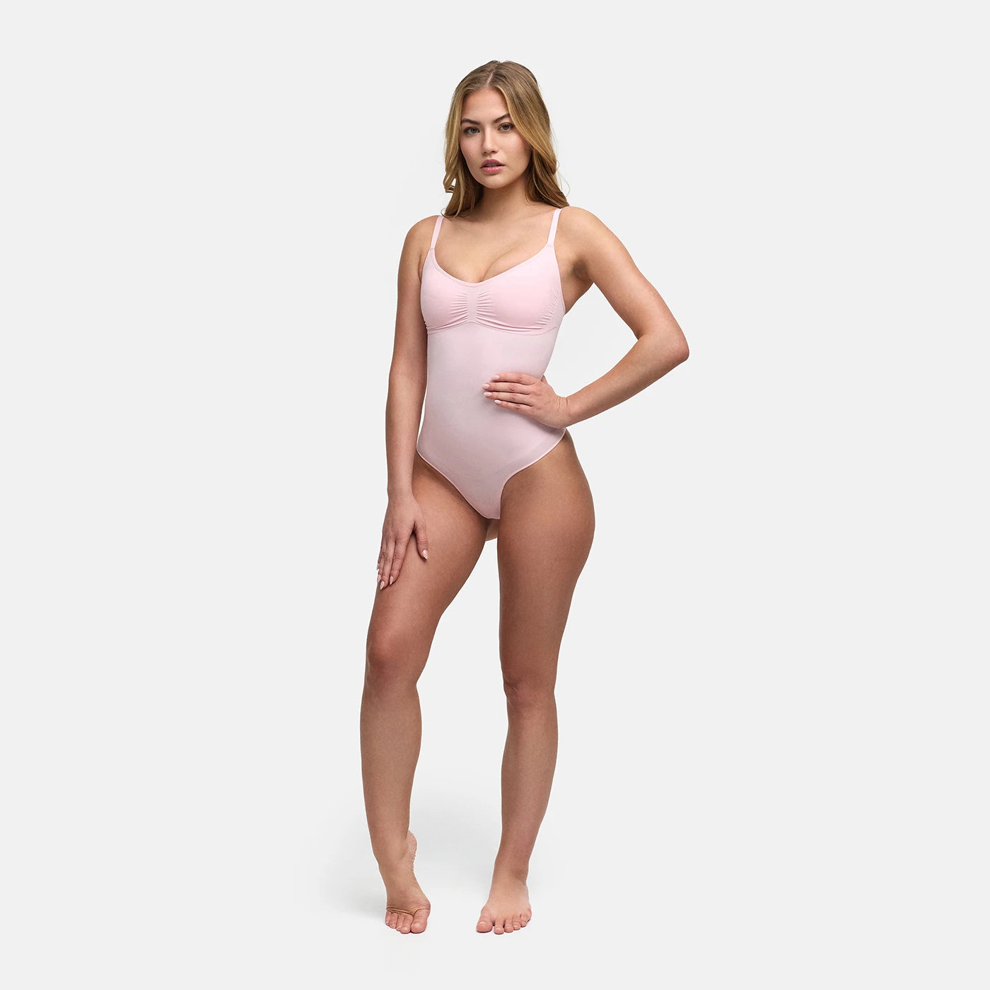 Bodysuit Sculpting Shapewear met Built-In Wireless Bra en String