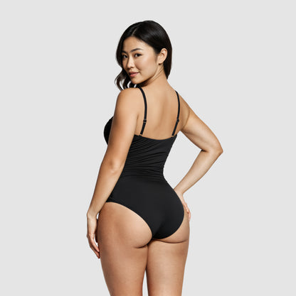 Costume da bagno modellante con arricciatura
