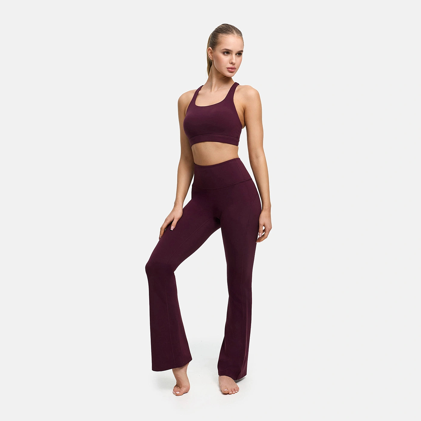 Contour Flared Leggings mit hohem Bund