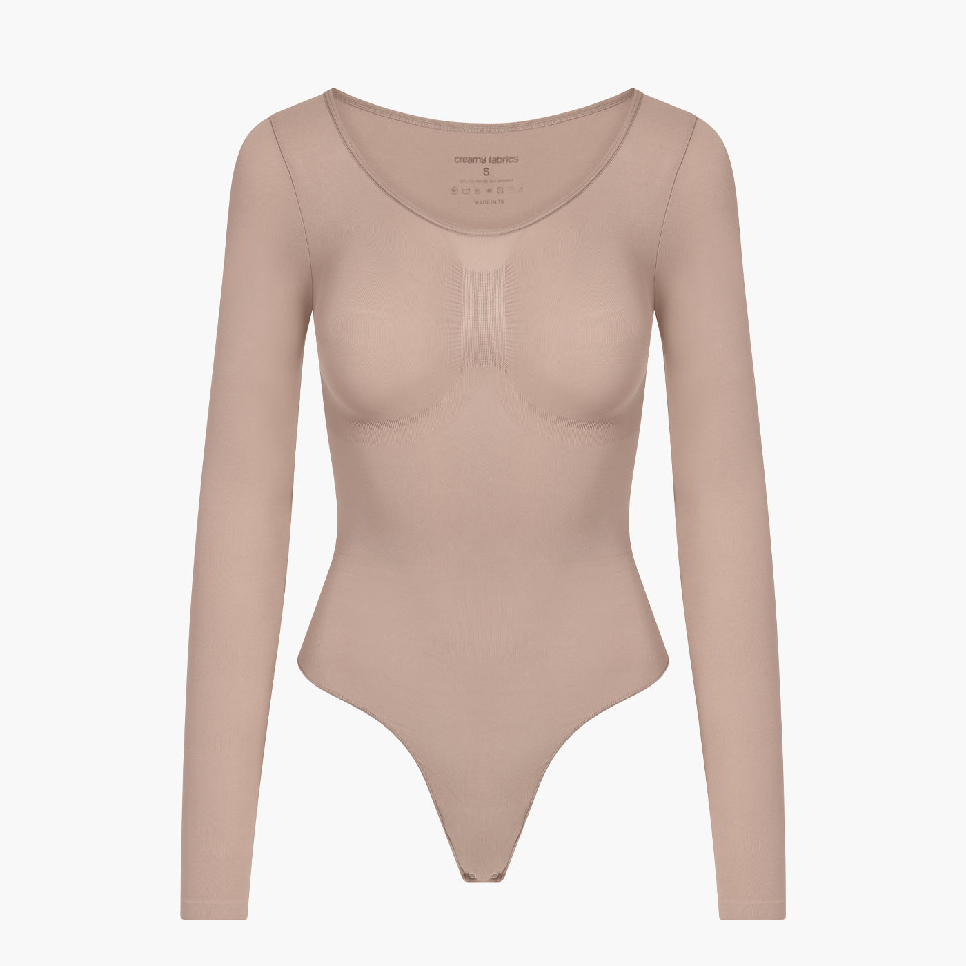 Bodysuit Sculpting Shapewear Longsleeve mit String