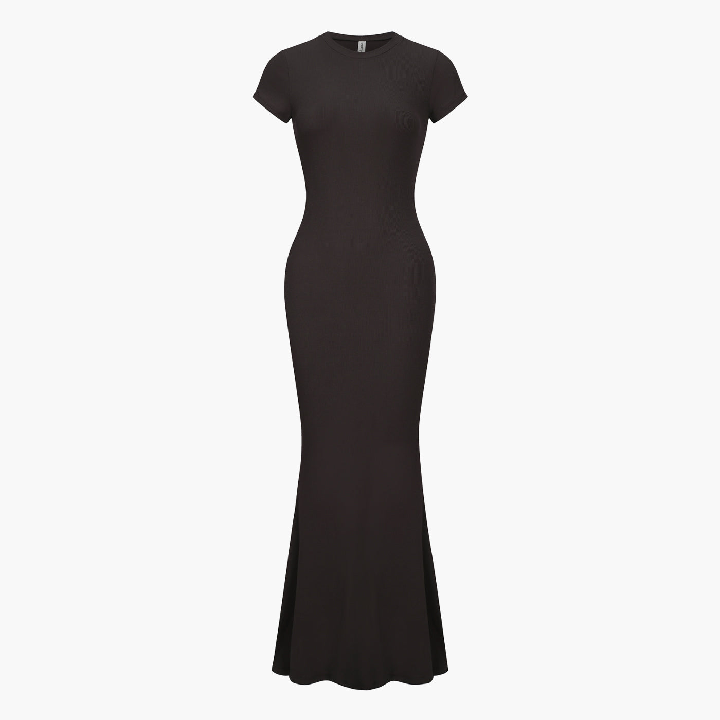 Ribbed T-Shirt Maxikleid