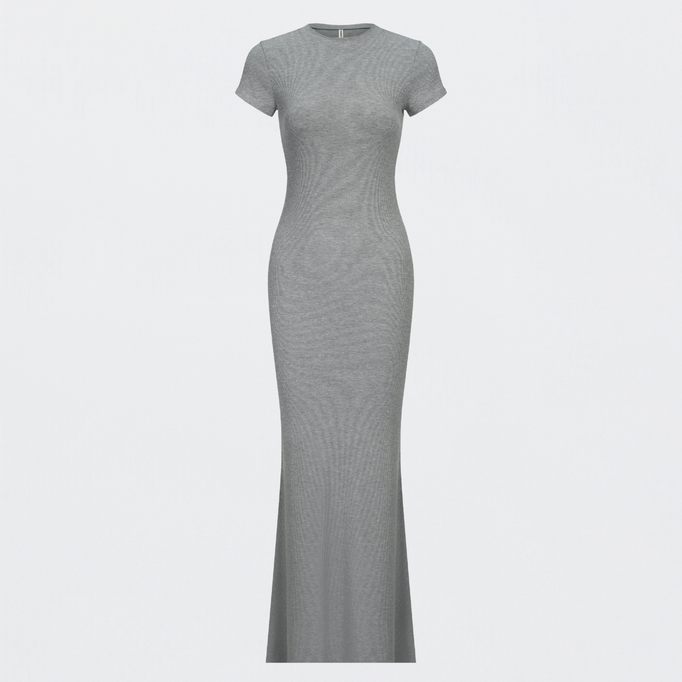 Ribbed T-Shirt Maxikleid